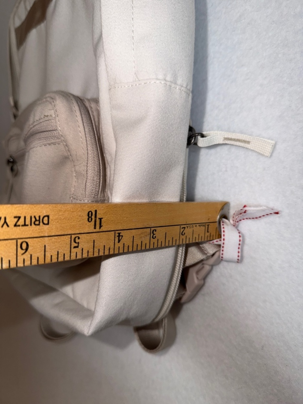 Nike Tanjun Backpack. Neutral Canvas Backpack - Picture 12 of 12